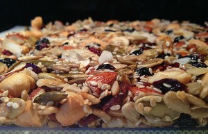 fruit and nut squares